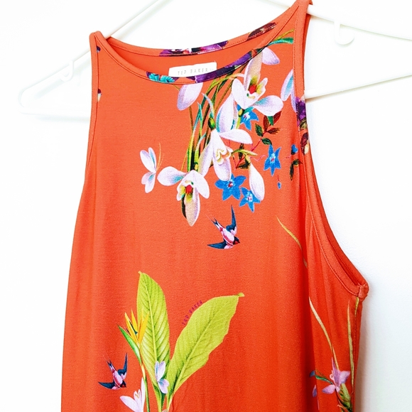 SOLD - Ted Baker London Tropical Joelia Dress - Picture 6 of 13